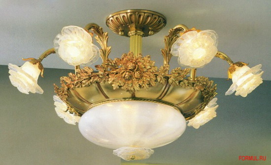 Люстра Possoni Illuminazione 701/6+2SF ORO/FR